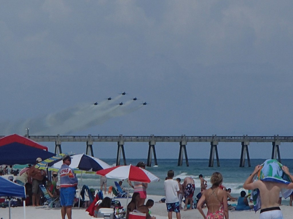 The Pensacola Beach Air Show takes place every July
