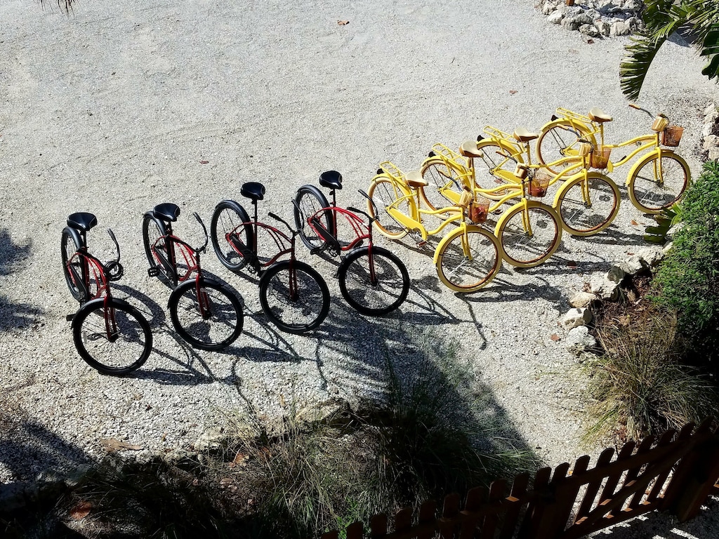Other free value added amenities include a bunch of Beach Cruser Bikes!