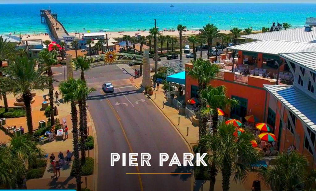 Pier Park is located just a few minutes away