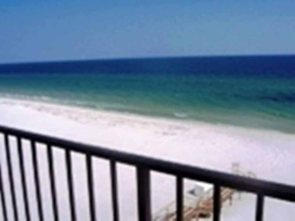 View of the beautiful gulf from the balcony.