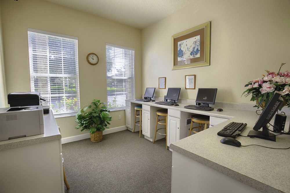 Business Center at the Clubhouse