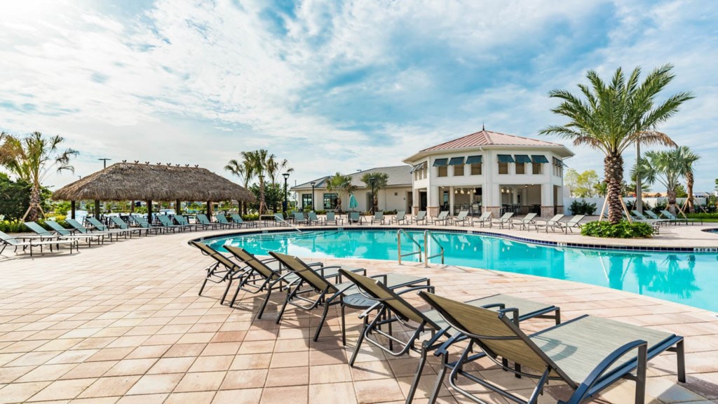 Giant resort-style pool