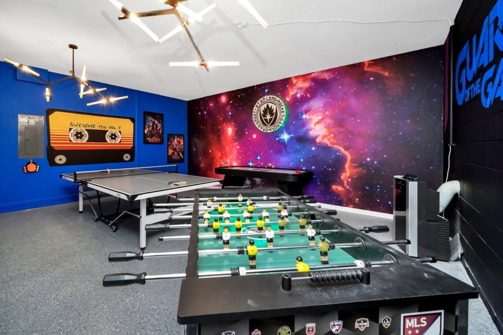 Guardians of the Galaxy Game room