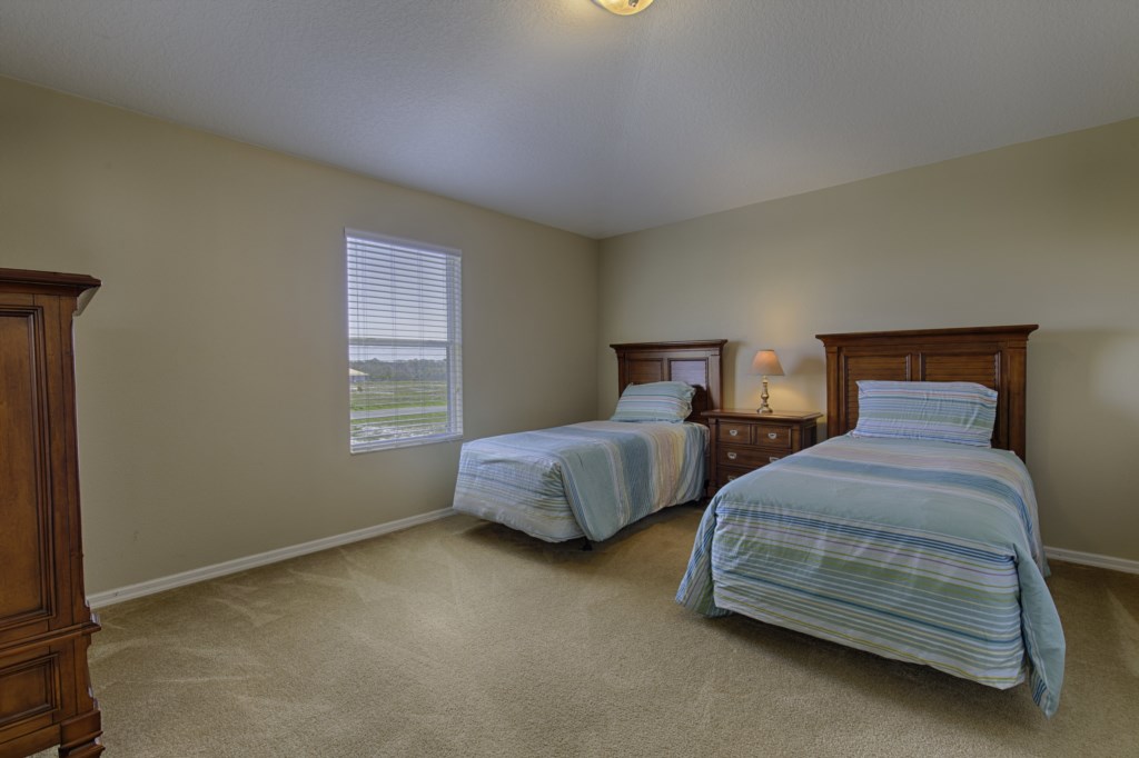 Plenty of option with this spacious twin room.
