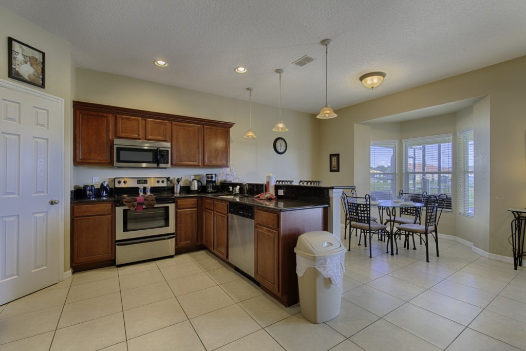 The Kitchen is well equipped with everything to make this a home from home.