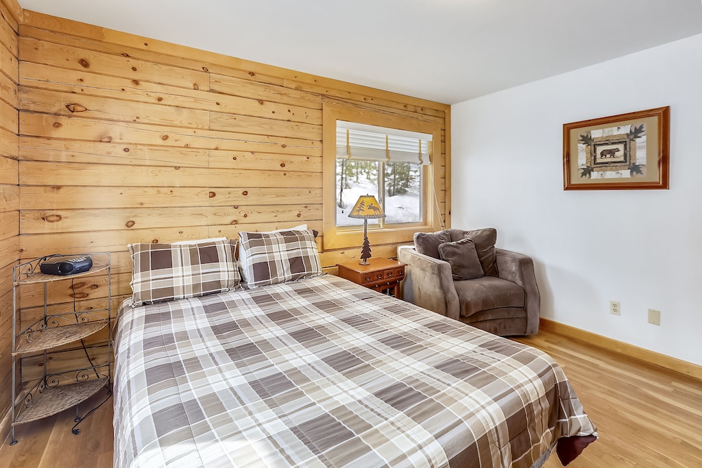 Plush linens and a cozy cabin feel make for a restful nights sleep!