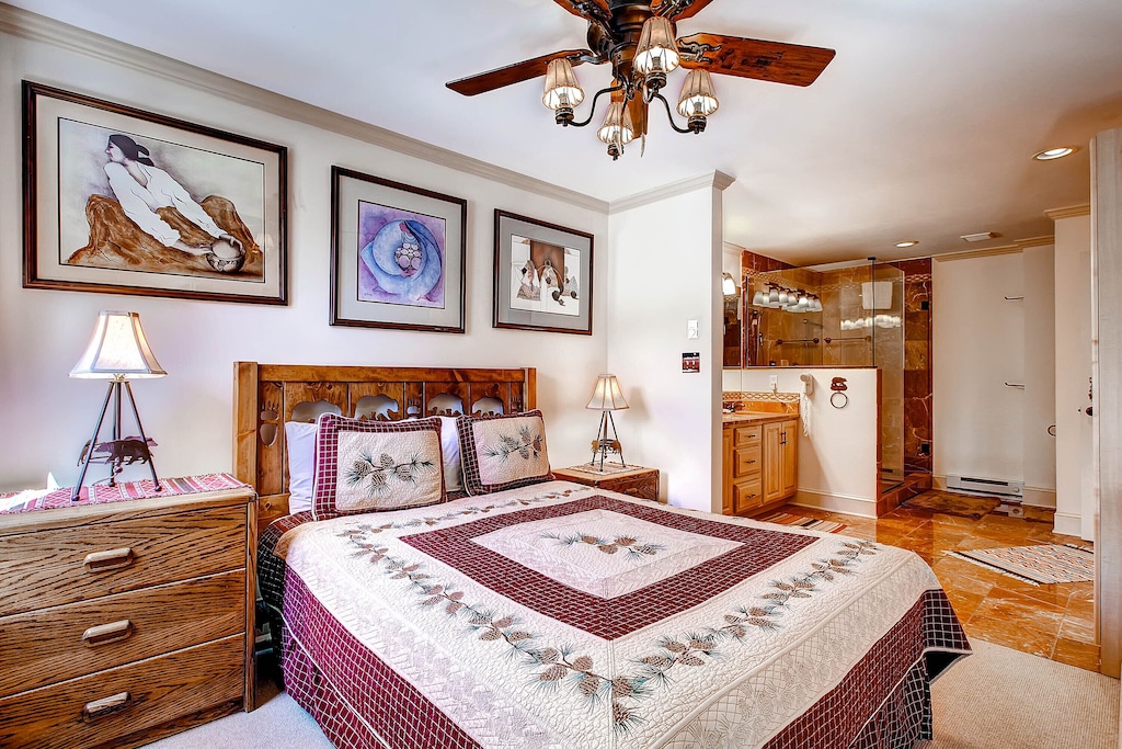 More of a sanctuary than a bedroom, enjoy the solace of the master suite!