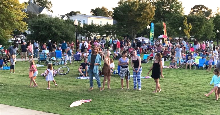 Cape Charles Central Park offers free concerts every Saturday during the Summer.