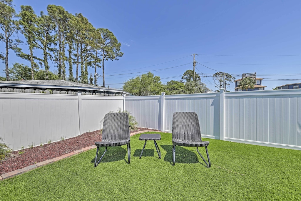 Private Fenced Yard