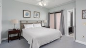 Enjoy the view from the master bedroom, or access the balcony