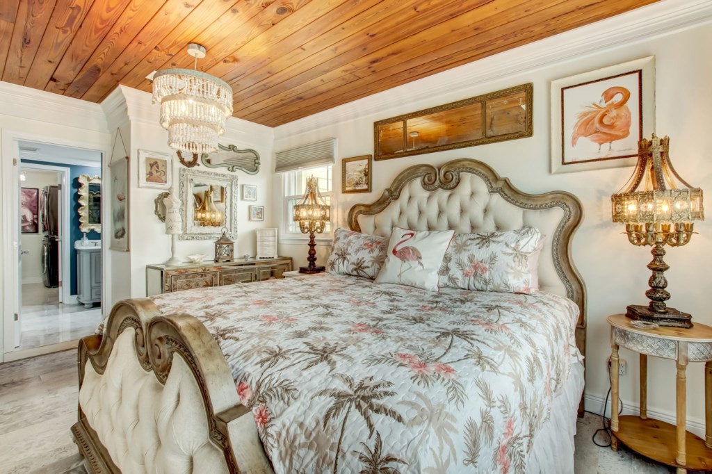 Main bedroom with king bed