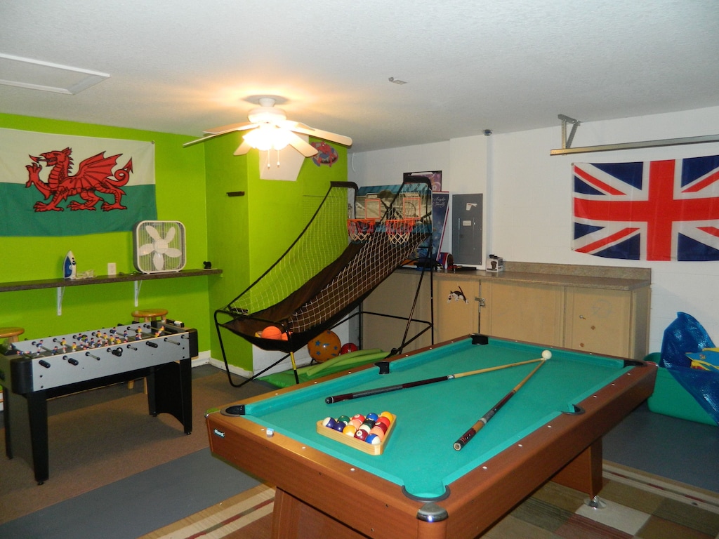 Games room for fun times