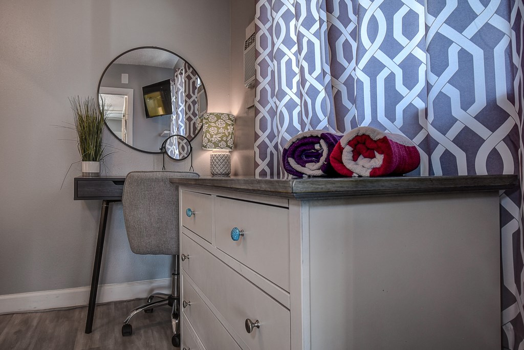 Bedroom Dresser and workspace 