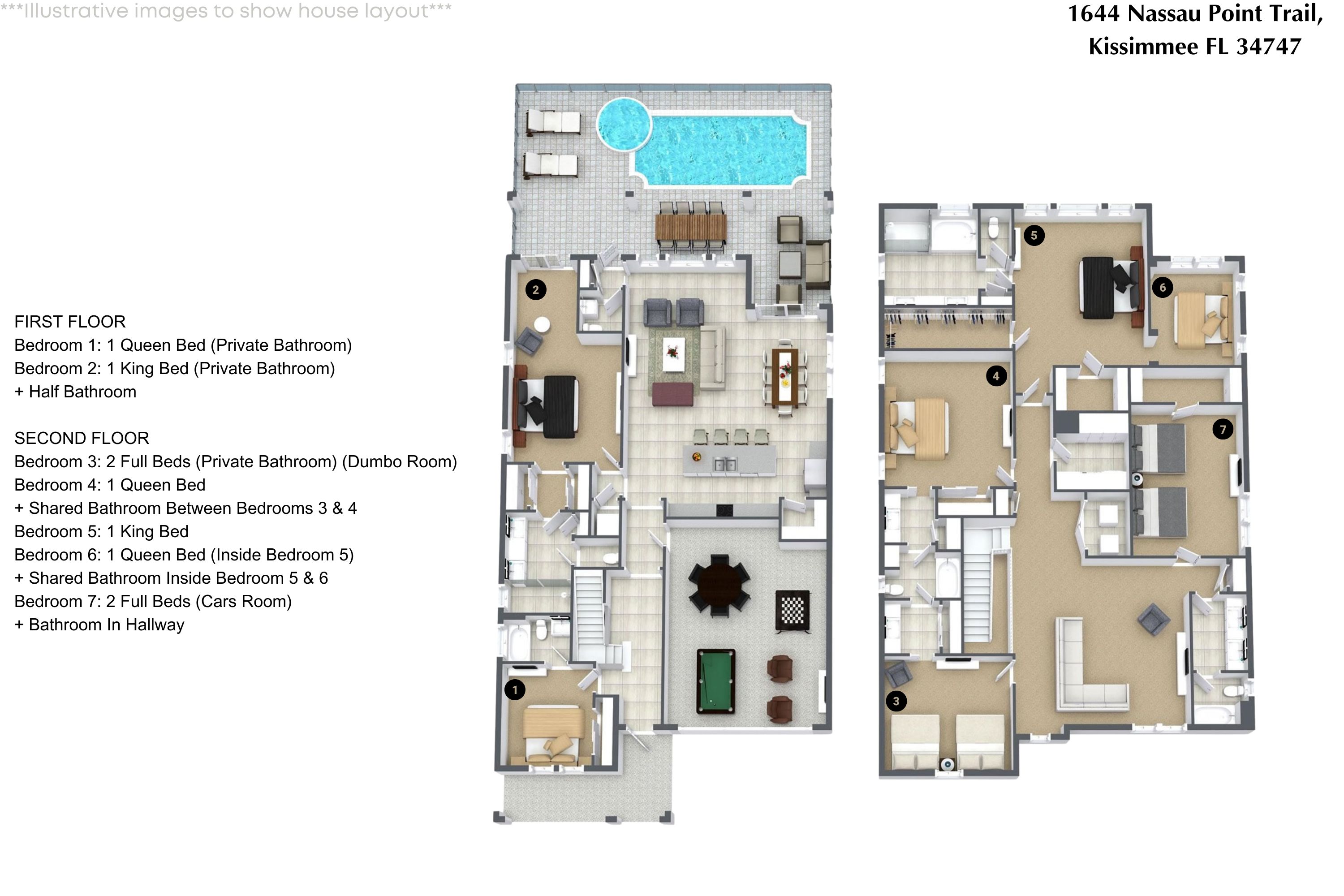 7 bedroom vacation house at Solara Resort - Image 40