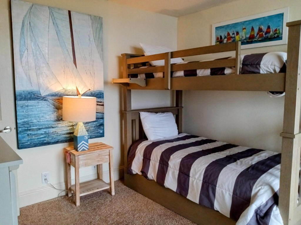 Room for the kiddos with bunk beds and 