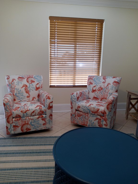 Chairs in living rooom