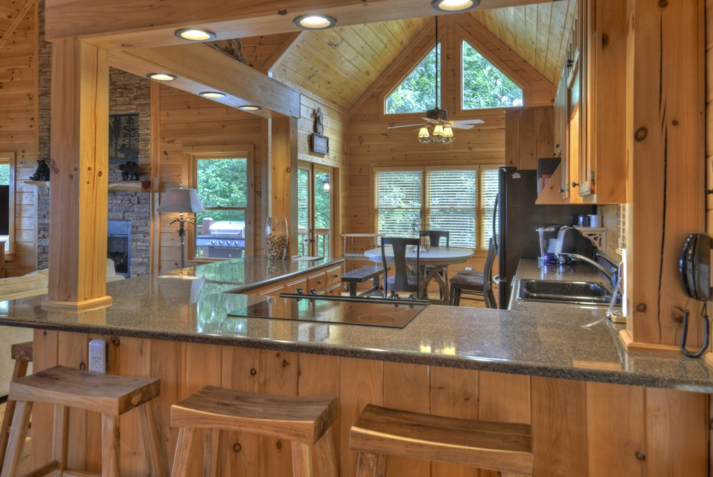 Mount Watson Lodge comes with a fully equipped kitchen