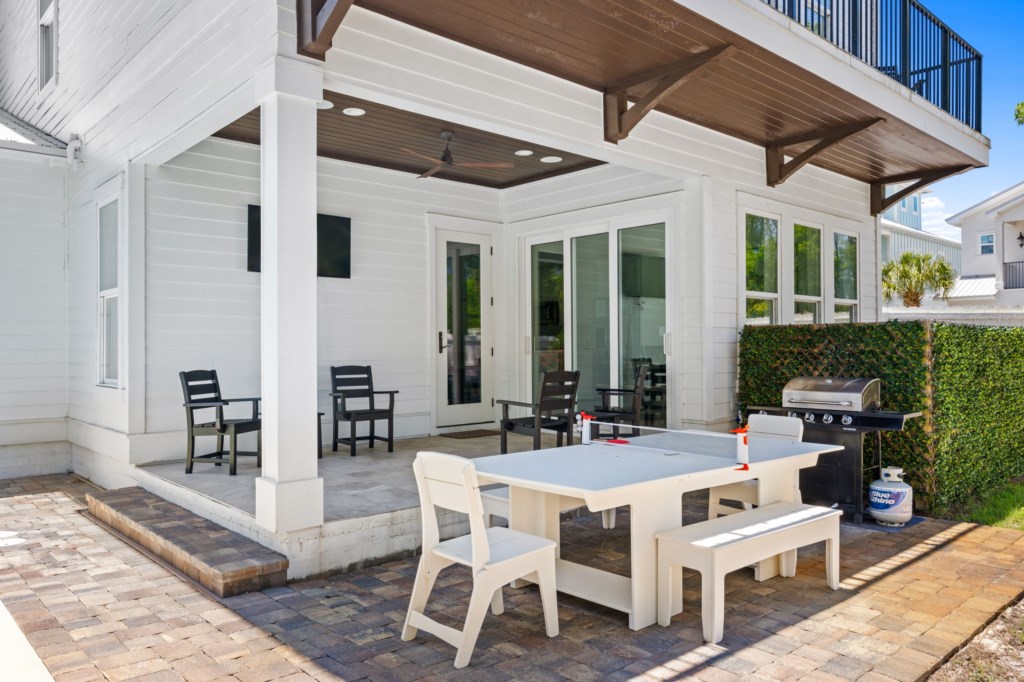 The Open Outdoor Area Is Surrounded By Nature