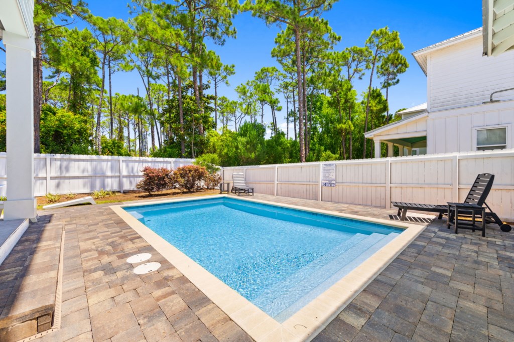 The Pool Can Be Heated During Cooler Months