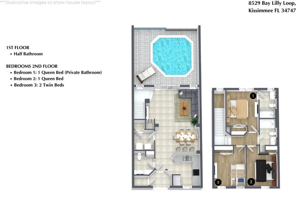 3 bedroom vacation townhouse at Encantada Resort - Image 25