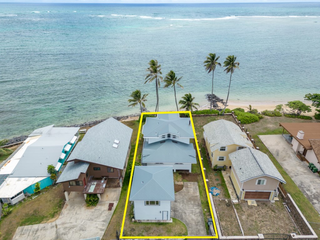 Aerial View Showing Proximity to Ocean - Unit Depicted with a Yellow Outline
