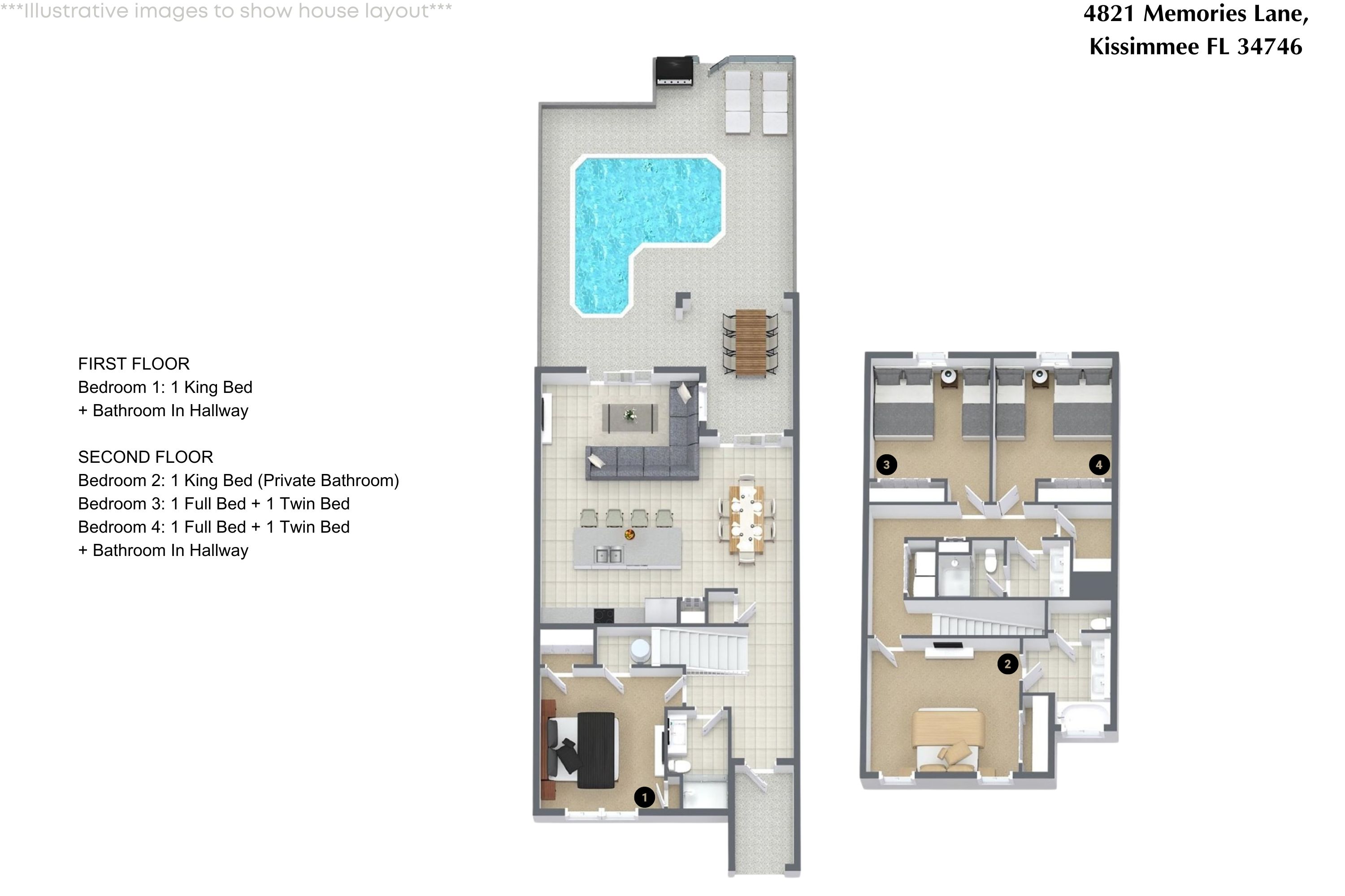 4 bedroom vacation townhouse at Storey Lake - Image 25