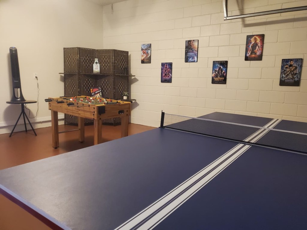 Ping Pong in games room