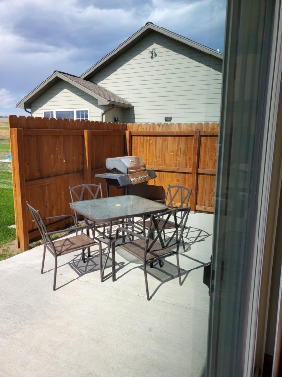 Outside Patio Area and Grill