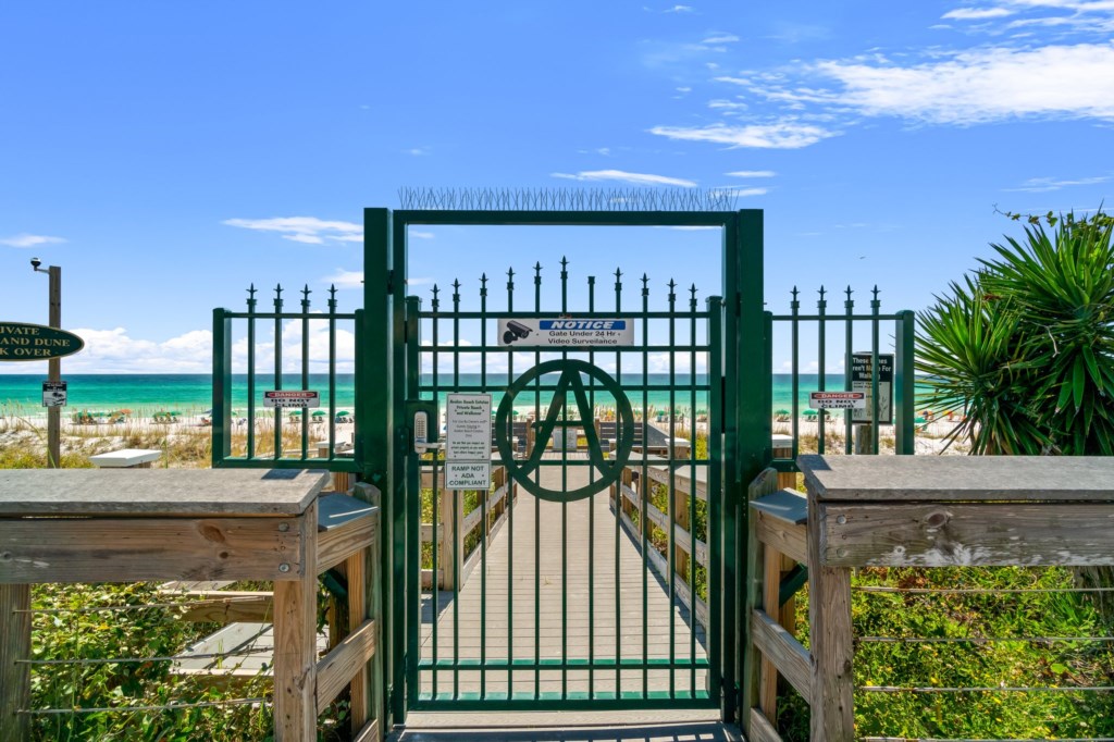 Private Beach Entrance