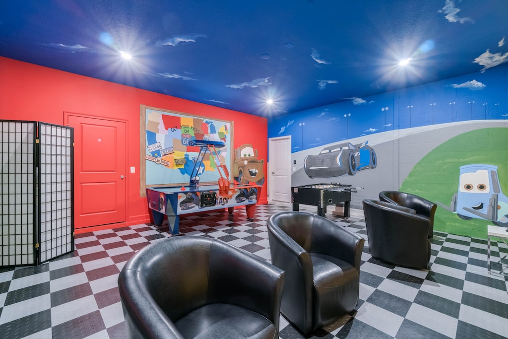 Come play in this incredibly fun game room!