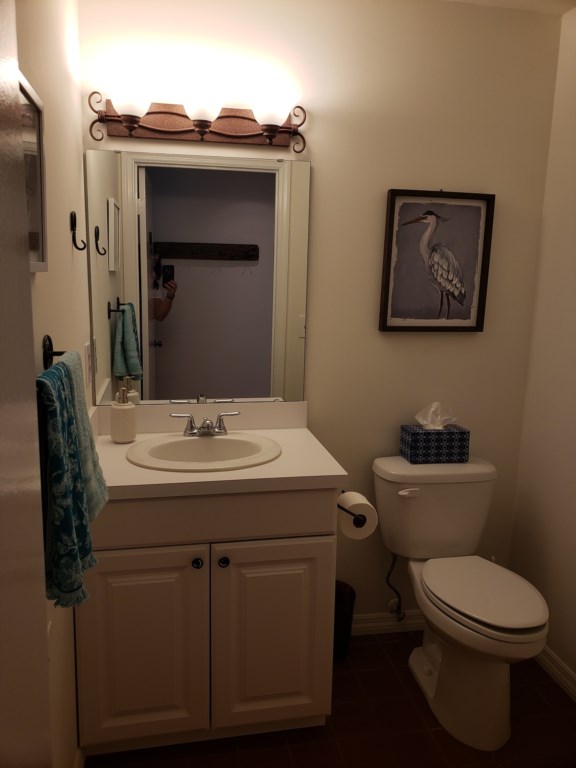 1st floor half bath