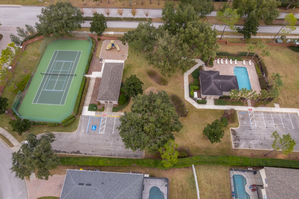 Area view of the Tennis Court