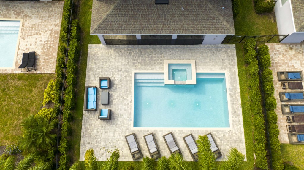 Bird View of the Pool Area