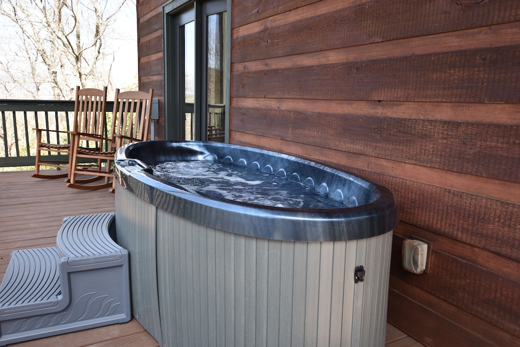 Two person hot tub