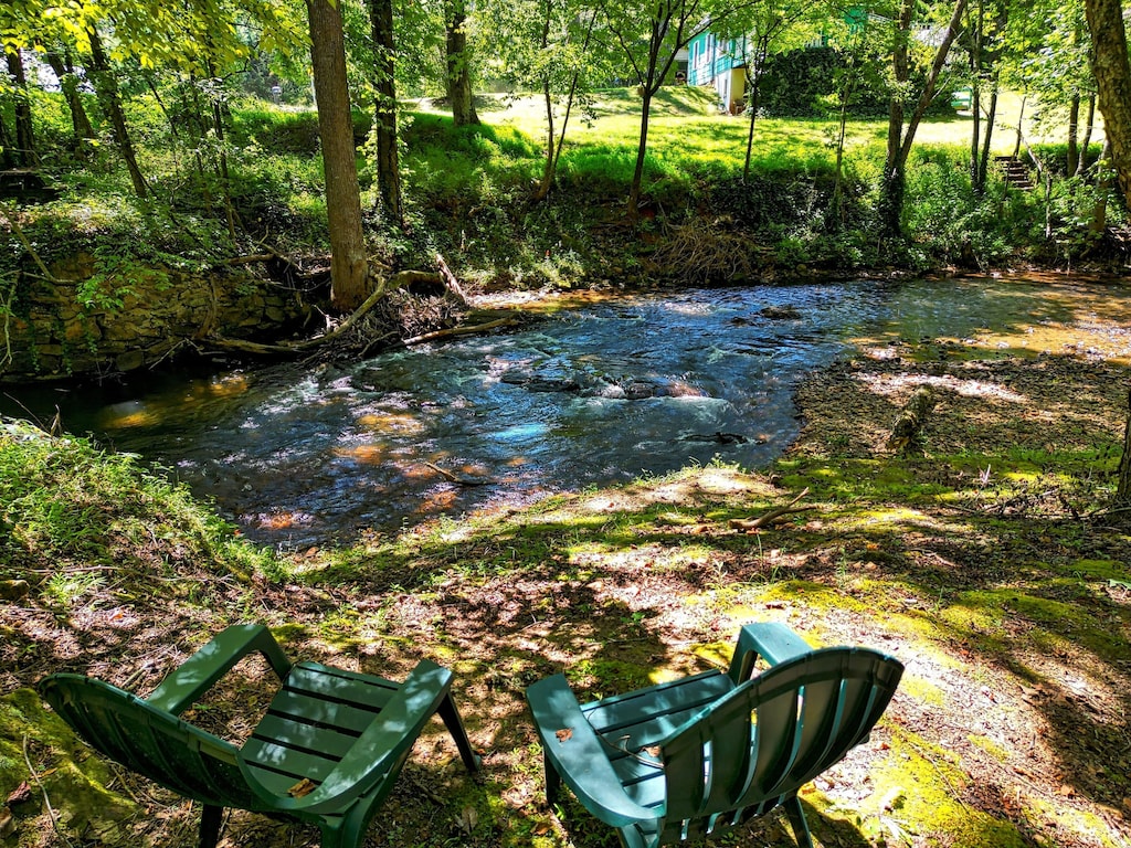 Sit by the creek and enjoy