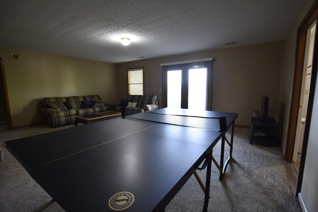 Ping Pong Table in Game Room