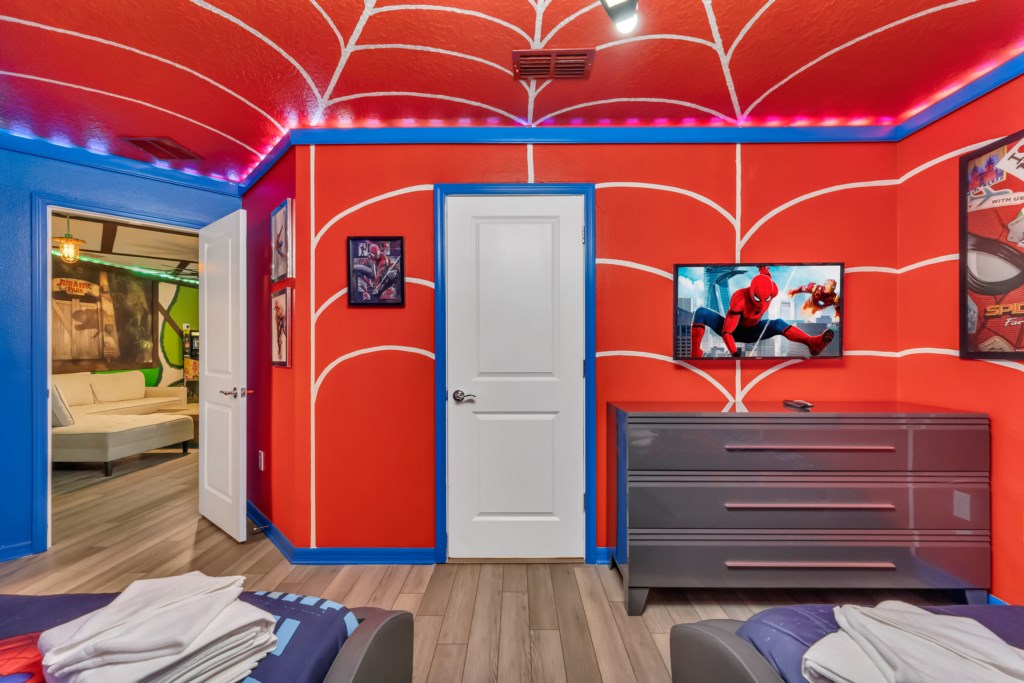 Bedroom #9 Spider-Man themed 