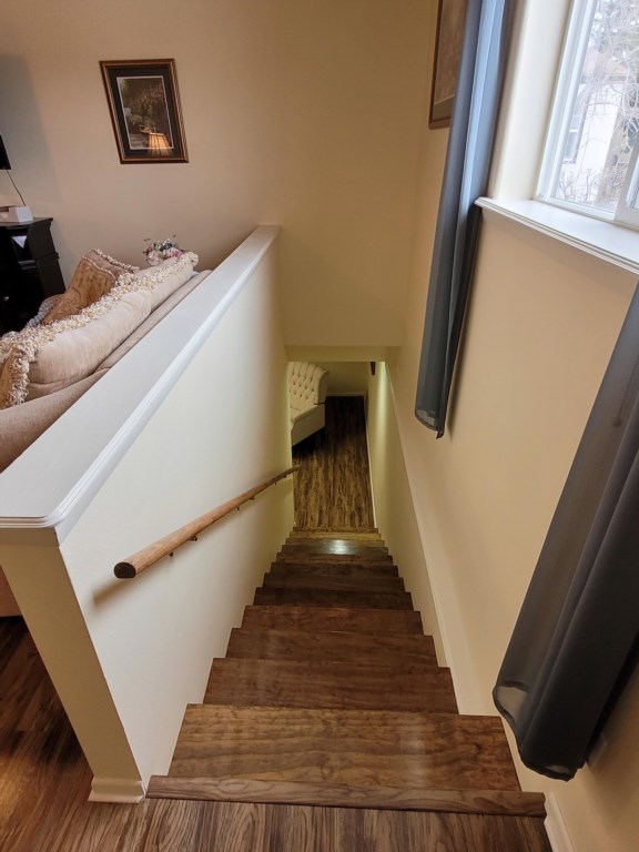 Stairs to 3rd bedroom and bathroom