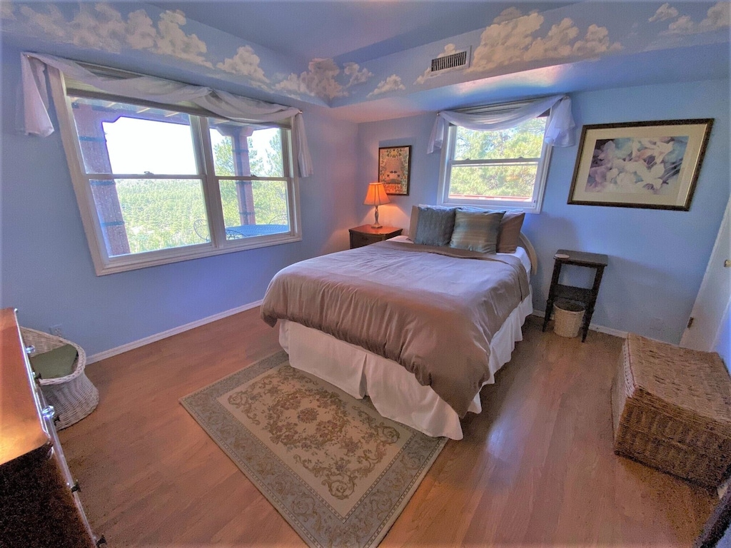 Lower Level Bedroom with Queen Bed