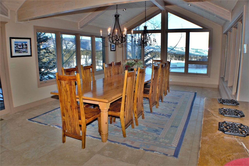 Dining Room with Amazing Views