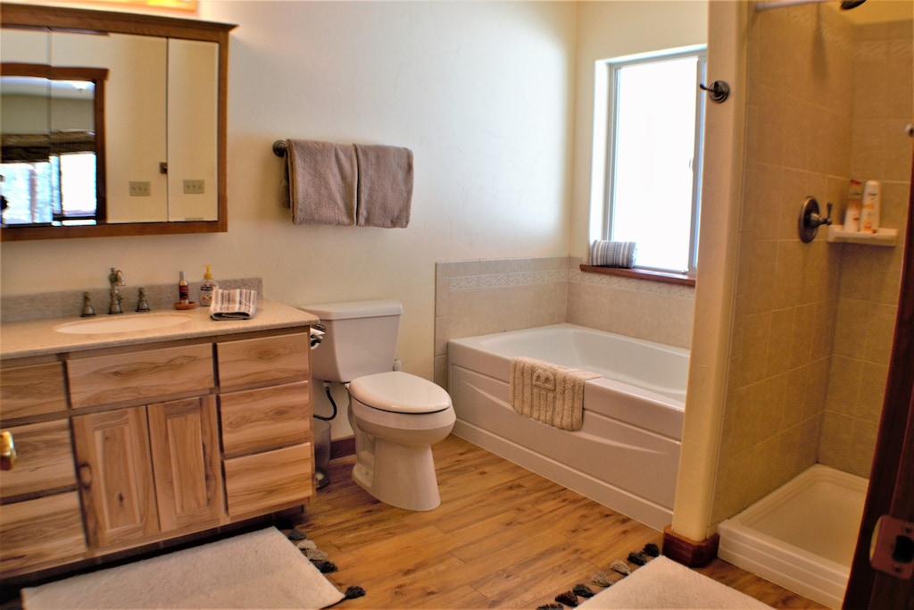 Private Master Bath with Large Soaking Tub