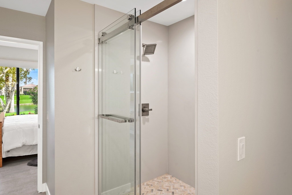 Smooth glide technology shower doors