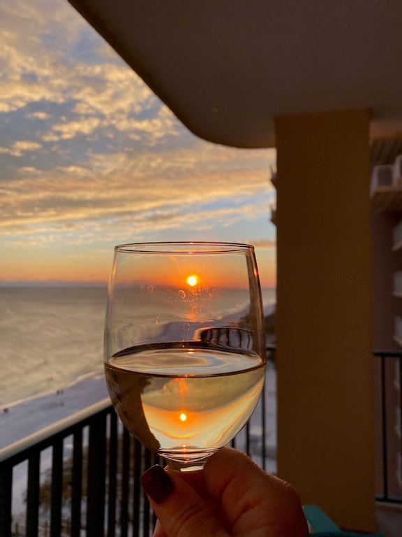 Breathtaking sunsets from your balcony