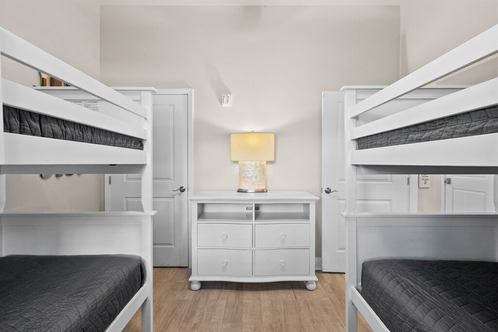 Children's retreat with two sets of bunks
