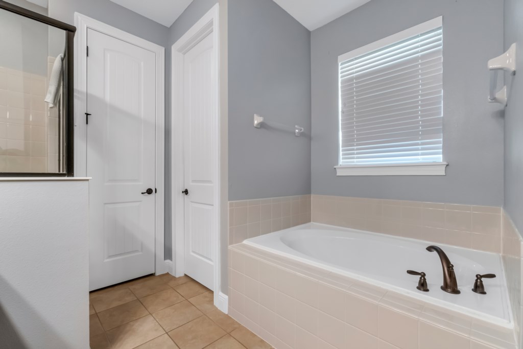 Bedroom 3 - First Floor
- Private Bathroom Shower & Tub