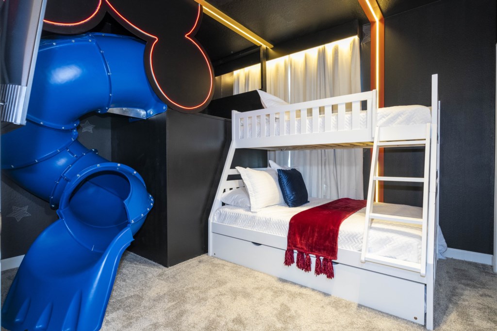 Mickey Themed Bedroom w/ Slide