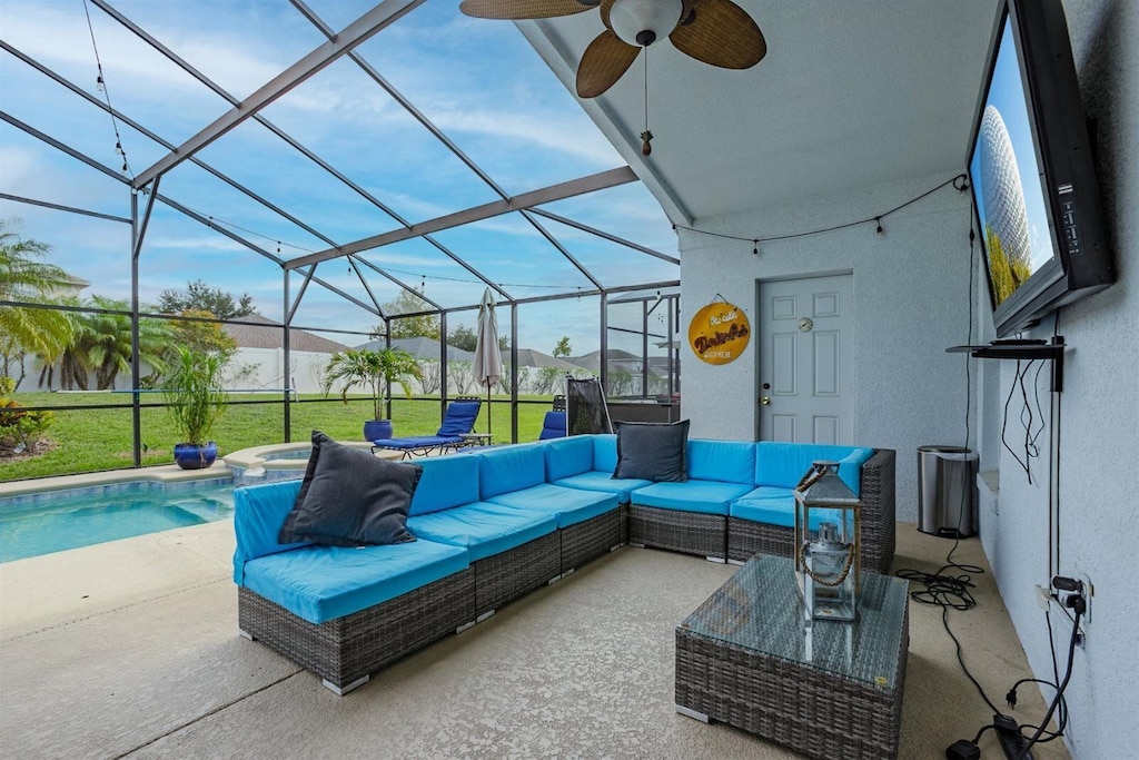 Pool Patio Area