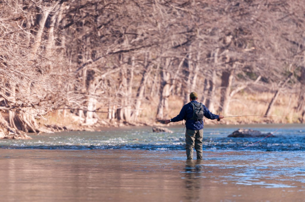 Book a fishing guide on the river, only a 10 minute drive from the Shippers.