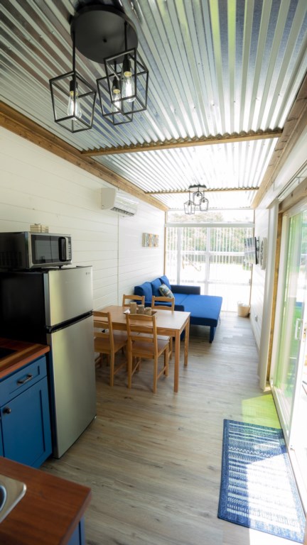 Functional & classy cabins - a great way to get away!