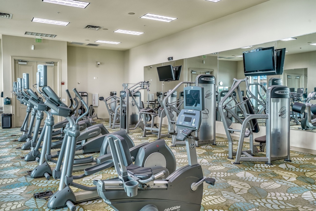 Free fitness center in the Palms of Destin